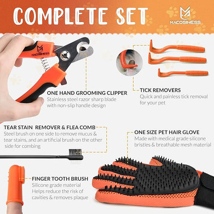 2025 16-in-1 - Dog Grooming Hammock - Dog Hanging Harness for Nail Trimming - Pet Grooming Hammock - Dog Sling for Nail Trimming - Dog Nail Trimming Hammock - Dog Holder for Nail Trimming