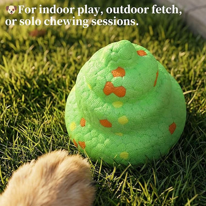 Interactive Funny Poop-Shaped Chew Sound Toy for Small and Medium-Sized Dogs, Durable ETPU Material, Used for Dog Playing and Training 2.7inch Puppy chew Toys for Teething High Elasticity