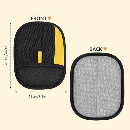 2 Pcs Pet Hair Removal Gloves Brush, Reusable Dog Cat Electrostatic Hair Remover Grooming Glove Tool