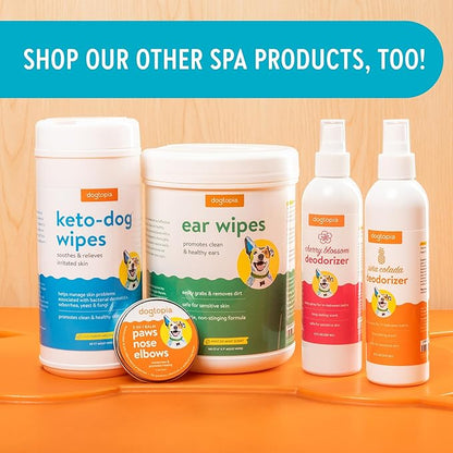 Dogtopia Deodorizer Spray for Pets | 8oz Long-Lasting Piña Colada Odor Eliminator for Dogs | Gentle Water - Based Pet Deodorizing Spray