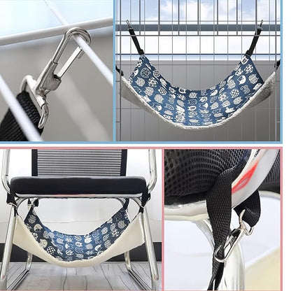 Cat Hammock for Cage Hanging ，Pet Hammock Bed Adjustable,Soft Sleeping Hammock for Cats,Ferret,Puppy,Rabbits,Small Animals