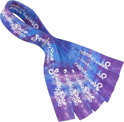 Squishy Face Studio Tug Toy for Dogs, Purple/Blue
