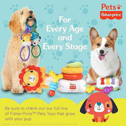 Fisher-Price Warming Furrr-end Cuddler for Puppies - Microwaveable, Reusable Soft Calming Toy - Multifunctional Dog Toy