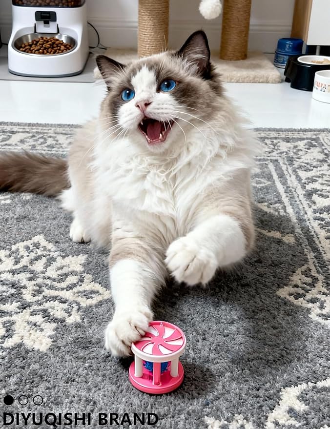 43 Pcs Cat Toys Set for Indoor Bored Kitten - Catnip Fish, Bell Balls, Plush Balls, Glow Balls & Extra Catnip Packs (1.5'' - 8.2'')
