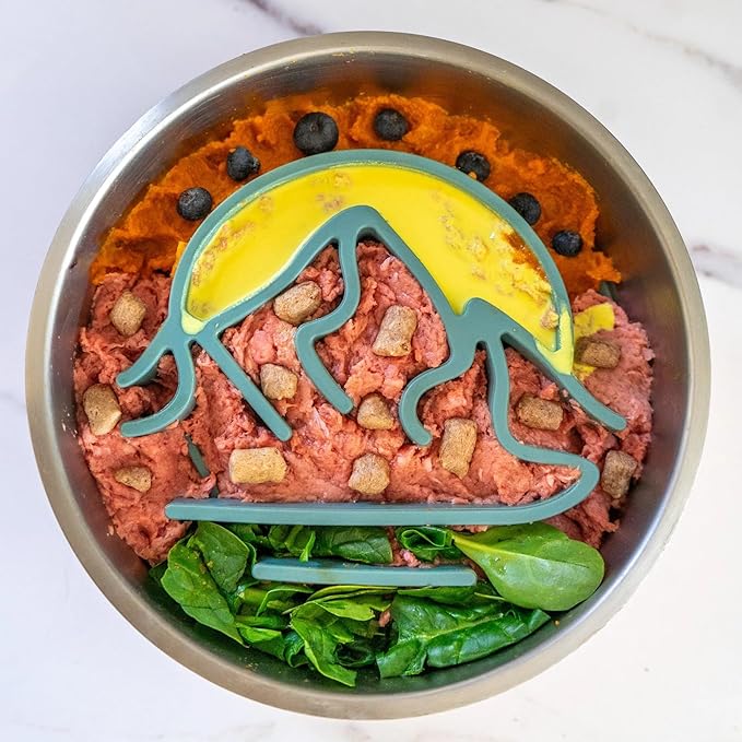 Wilderdog Slow Feeder Bowl – Non-Slip Dish for Fast-Eating Dogs – Promotes Healthy Digestion & Mealtime Enrichment – Adventure-Ready & Top Rack Dishwasher Safe - Fits Bowls with a 7+ Inch Diameter