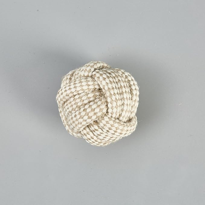 Pet Rope Toys (Small Grayish-White Rope 4pcs)
