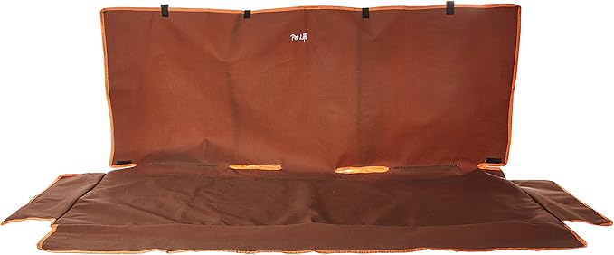 Pet Life ® Open Road Mess-Free Back Seat Safety Car Seat Cover Protector for Dog, Cats, and Children
