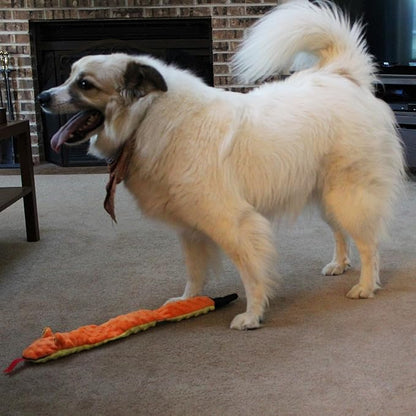 SPOT Skinneeez Extreme Triple Squeak Snake - Durable, Stuffing-Free Dog Toy with Rip-Stop Mesh & 3 Jumbo Squeakers, Built for Aggressive Chewers - Perfect for Medium to Large Dogs & Puppies, 25 inch