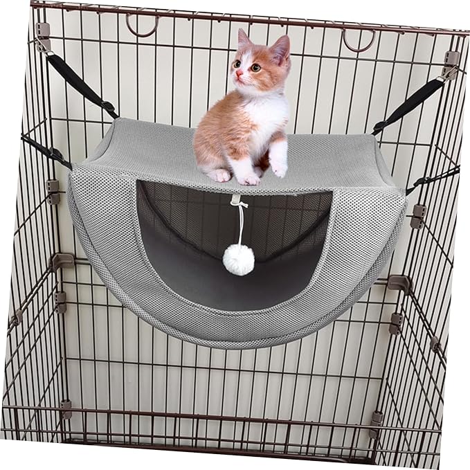 Comfortable Pet Hanging Nest Hammock for Cats and Animals Breathable Mesh Easy to Stylish Design for Home Use Resting Bed