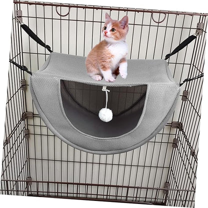 Comfortable Pet Hanging Nest Hammock for Cats and Animals Breathable Mesh Easy to Stylish Design for Home Use Resting Bed