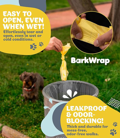 240 Biodegradable Dog Poop Bags Rolls Raspberry Scented Extra Thick Compostable Waste Doggie Pet Bulk Leak-Proof Bag - 100% Certified Home with Beautiful Colorful Design and Easy Open Compliant