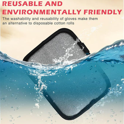 Static Pet Hair Removal Glove, Reusable Electrostatic Pet Cat Dog Hair Remover Grooming Brush