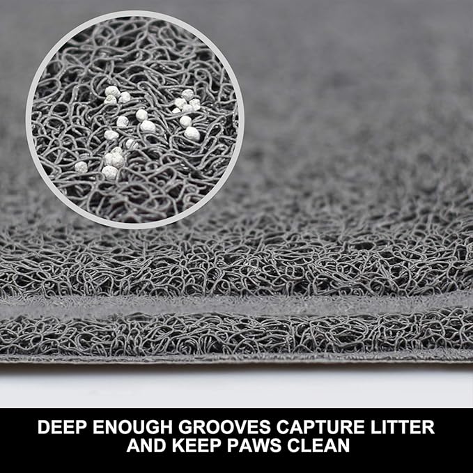 Pet Feeding Mat for Small Dogs and Cats 24" x 16" Flexible and Waterproof Dog Bowl Mat for Food and Water, Easy to Clean Dog Food Mat with Non Slip Backing