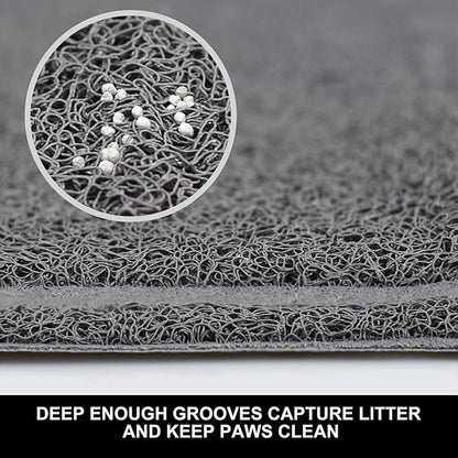 Pet Feeding Mat for Small Dogs and Cats 24" x 16" Flexible and Waterproof Dog Bowl Mat for Food and Water, Easy to Clean Dog Food Mat with Non Slip Backing