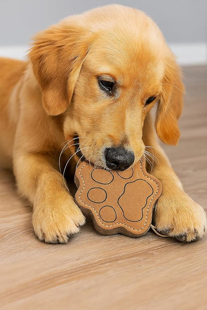 Natural Jute Dog Chew Toy – Tough Paw-Shaped Puppy Teething Toy, Durable & Safe Chew for Small, Medium & Large Dogs, Tug & Interactive Training & Play Toy