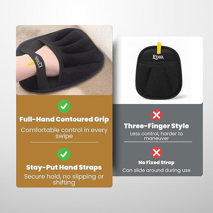 Pet Hair Removal Glove for Dogs & Cats, Reusable Electrostatic Hair Remover Tool, Cat & Dog Grooming Glove for Shedding & Deshedding, Magic Brush for Clothing, Couch, Carpet & Car Seat (1 Pack)