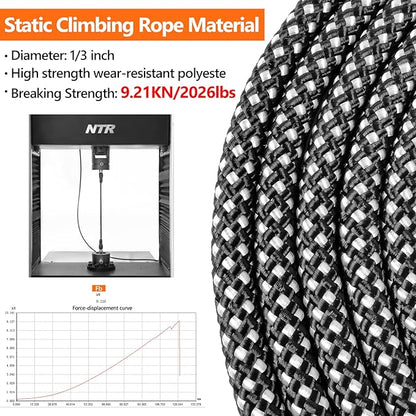 NTR 6FT Training Leash, Purple Rope Leash with Swivel Lockable Hook, Reflective Thread, Padded Handle, Dog Lead line for Walking, Hunting, Camping, Backyard for Small Medium Large Dogs, Black