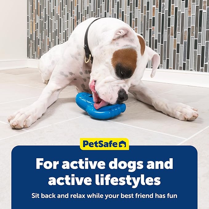 PetSafe Freezable Treat Holding Chilly Penguin - Durable, Vanilla-Scented, Rubber, Freezable Interactive Pet Puzzle for Boredom or Separation Anxiety - for Medium & Large Dogs