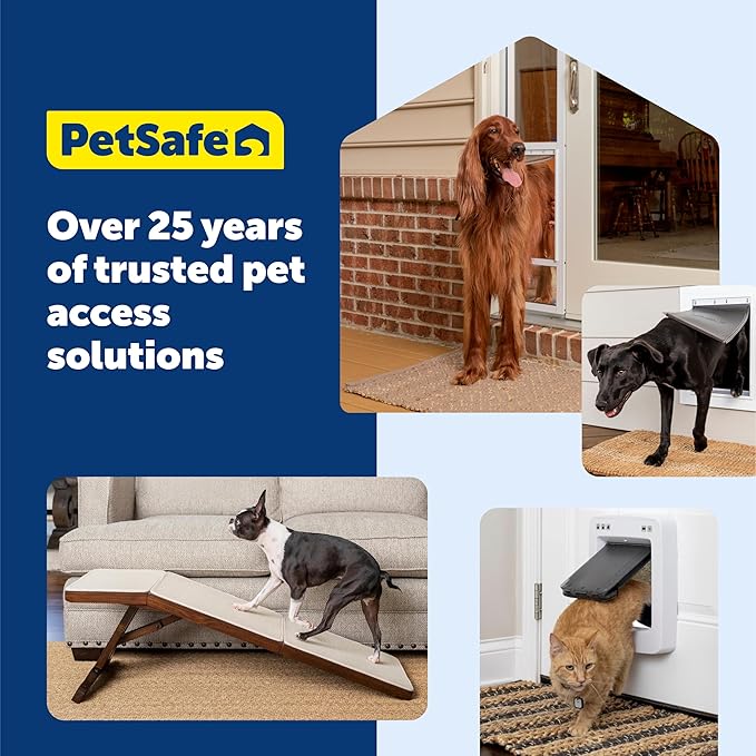 PetSafe CozyUp Folding Dog Stairs, Portable Indoor/Outdoor Pet Steps for Bed & Couch, Grey, 25 Inch