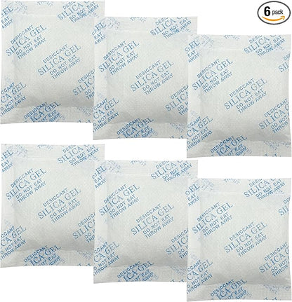 6-Pack Replacement Desiccant Bags for PETKIT Automatic Pet Feeders Cat Dog Feeders Desiccant Bag (6)