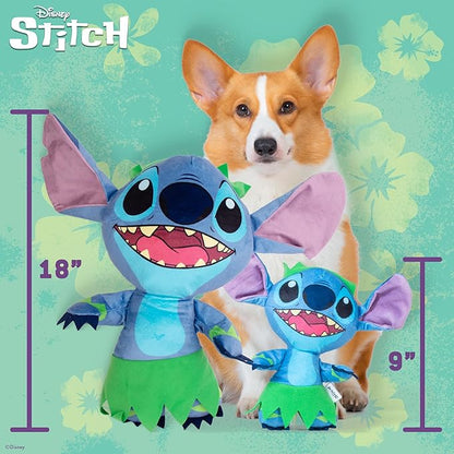 Disney for Pets Lilo and Stitch 18” Jumbo Plush Squeaker Dog Toy, Crinkle & Squeaky Pet Plushy, Cute Dog Toy Fans