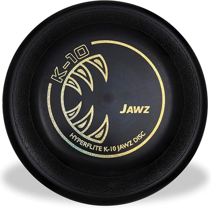 Hyperflite K-10 Jawz Dog Flying Disc – Toughest Puncture-Resistant Disc – Ultra-Long Flights – World Record Proven – Competition Approved – 8.75” / 150g – Midnight (Black)