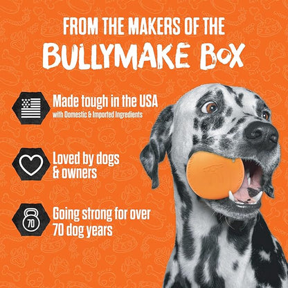 BULLYMAKE Blue Tough Chew Controller Toy for Dogs, Durable Nylon Dog Toys for Aggressive Chewers, Dental Stimulating, Tough Chew, Boredom Busting, Pet Supplies, Made in USA
