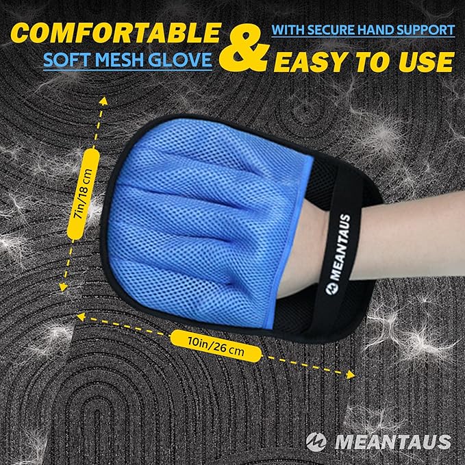 Pet Hair Removal Mitt - Electrostatic Fur Remover - Standard