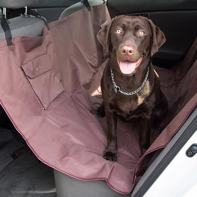 Hammock Style Waterproof Dog Car Seat Cover for Trucks, SUV, Family Van, & Sedan (2pc)
