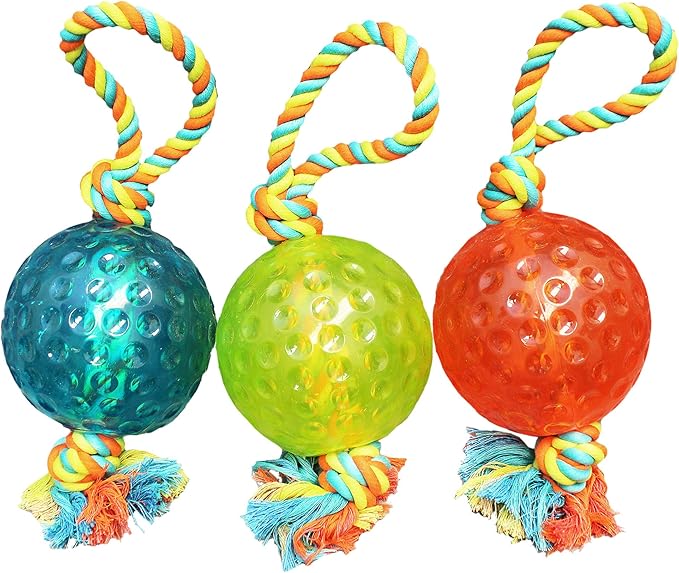 Boss Pet Chomper TPR Ball Rope Tug
