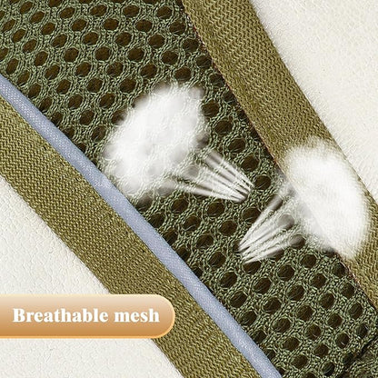 YIMEIS Dog Harness and Leash Set, No Pull Soft Mesh Pet Harness, Reflective Adjustable Puppy Vest for Small Medium Large Dogs, Cats (Army Green, X-Small (Pack of 1)
