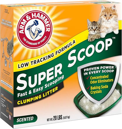 Arm & Hammer Super Scoop Clumping Litter Fresh Scent, 20lb