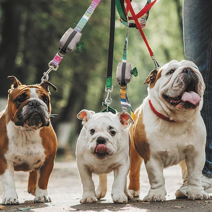 Tuff Mutt Running Dog Leash and Poop Bag Holder