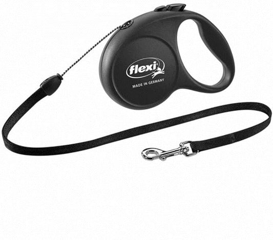 Flexi Fun Retractable Dog Leash Small Black