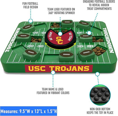 Pets First USC NCAA Large Puzzle Toy - Interactive Dog Treat & Slow Feeding Toy