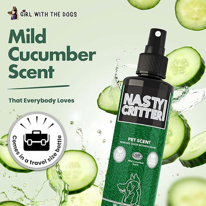 Girl With The Dogs NASTY CRITTER Made in USA - Pet Scent 8 Oz - for Cats and Dogs