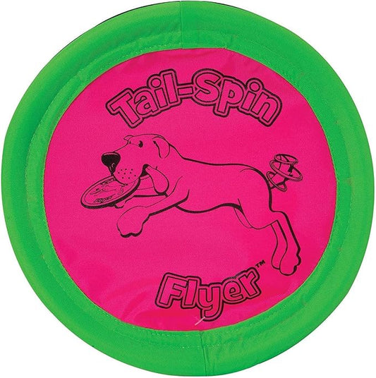 Booda Tail-Spin Flyer 10" Diameter Floppy Dog Frisbee (Pack of 2)