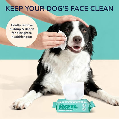 PWP1008A-6SET Mini Dog Body Wipes, Hypoallergenic Pet Grooming Wipes with Aloe Vera, Chamomile & Shea Butter, for Paws, Face & Body, Cleaning & Hydrating, 288 Count (6 Bags)