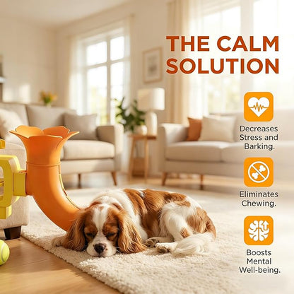 Automatic Dog Ball Launcher Toy - Adjustable Height, Interactive Fetch Machine for Indoor/Outdoor Play, Energy Release & Training, Fun for All Dog Sizes (Attaches to Door/Post/Table)