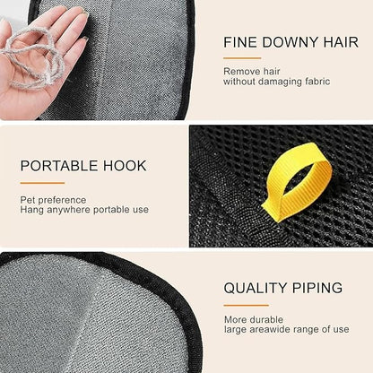 Pet Hair Removal Glove, Newly Upgraded Electrostatic Gloves Pet Hair for Dogs & Cats, Washable and Reusable Hair Remover Tool for Carpet, Curtain, Clothing, Couch, Car Seat - 1 Pcs