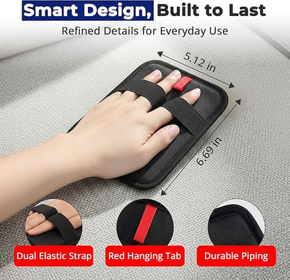 electrostatic pet Hair Removal Glove, Reusable the Magic Brush pet Hair Remover, 2-Piece pet Glove Set for Furniture, Clothing, Car Seats, Reusable 2-in-1 Design, 1 Pack (2)