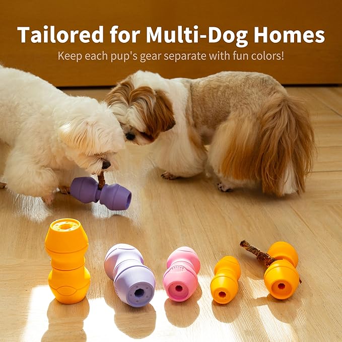Chewise Bully Stick Holder, Improved Bully Sticks Holder, Ultimate Secure Heavy Duty, BPA-Free Safety Device to Prevent Choking, Fits Various Bully Sticks and Dog Sizes