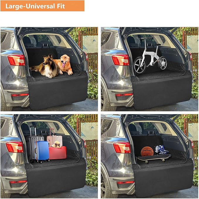 ANOSOSPECIAL Dog Car Seat Cover for Back Seat Cover for Kids,Non Stick Fur Rear Seat Protector for Pet,Nonslip Waterproof Durable Universal Fit Interior Backseat Covers for Auto Van SUV