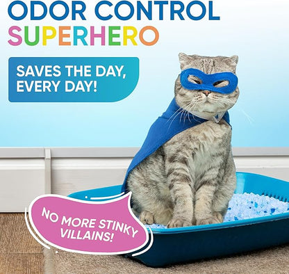 Cat Litter – Premium Lightweight, Non-Clumping, Dust-Free Crystals for Fresh Odor Control, ScoopFree & Easy to Clean, Pretty Kitty Litter for Multi-Cat Homes, Long-Lasting Performance