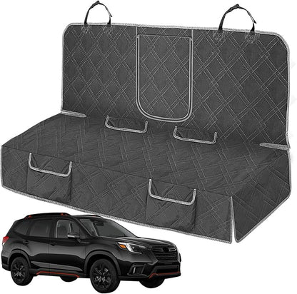 Dog Car Seat Cover Compatible with Subaru Forester 2002-2025, Waterproof Pet Bench Seat Cover for Back Seat, 600D Heavy Duty Scratch Proof Nonslip Truck Seat Covers for Dogs