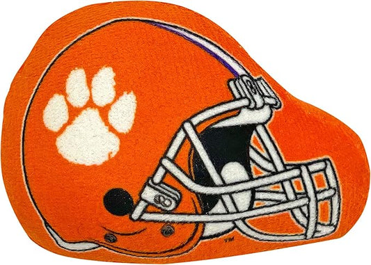 Best Plush CAT Toy - NCAA Clemson Tigers Complete Set of 3 Piece Cat Toys Filled with Fresh Catnip. Includes: 1 Helmet Cat Toy, 1 Football Cat Toy with Feathers & 1 Beer Bottle. Beautiful Team Logos