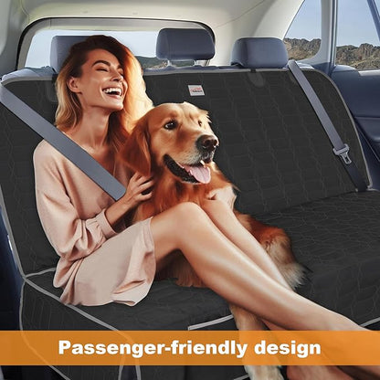 Reliadura Relidura Bench Seat Cover for SUV Waterproof Seat Covers for Dogs in Car Non-Slip Dog Car Seat Cover for Back Seat Heavy Duty Protector for Suvs Rear Seat Covers for SUVs