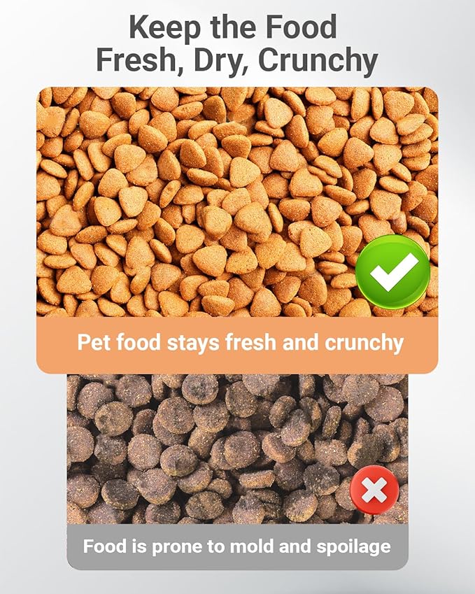 16 Packs Pet Food Desiccant Bag Compatible with Voluas Automatic Pet Feeders, Desiccant Packs Replacement for Dog Treat Container/Automatic Pet Feeder, Keep Pet Food Fresh, Individually Packaged