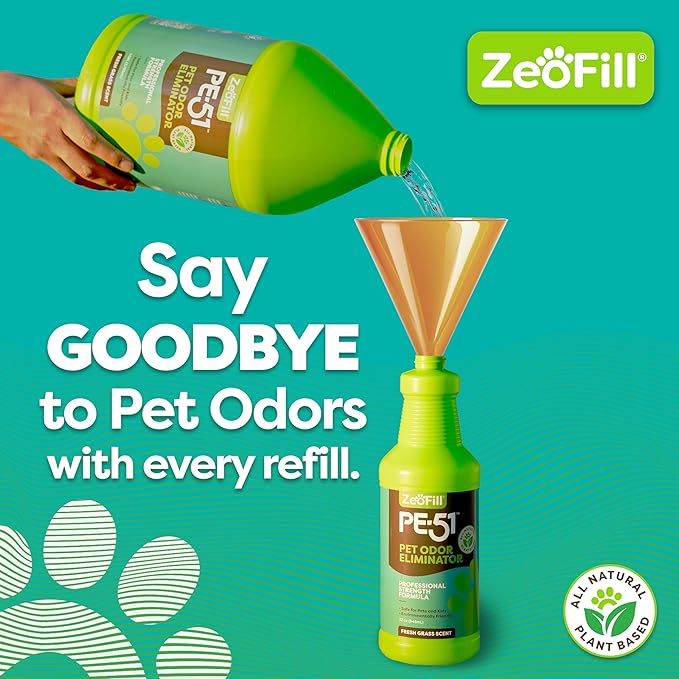 Zeofill Starter Pack - Backyard Deodorizer – Pet Urine Odor Eliminator - Outdoor Use – Eliminator & Deodorizer