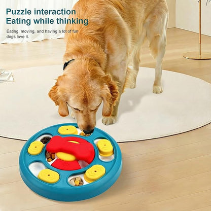 Paw-FECT Piece Interactive Dog Treat Puzzle Toy, Dog Food Slow Feeder for Mental Stimulation, IQ Training, Prevents Overeating & Fast Eating, Helps Fight Obesity, Great for All Pet Sizes/Breeds